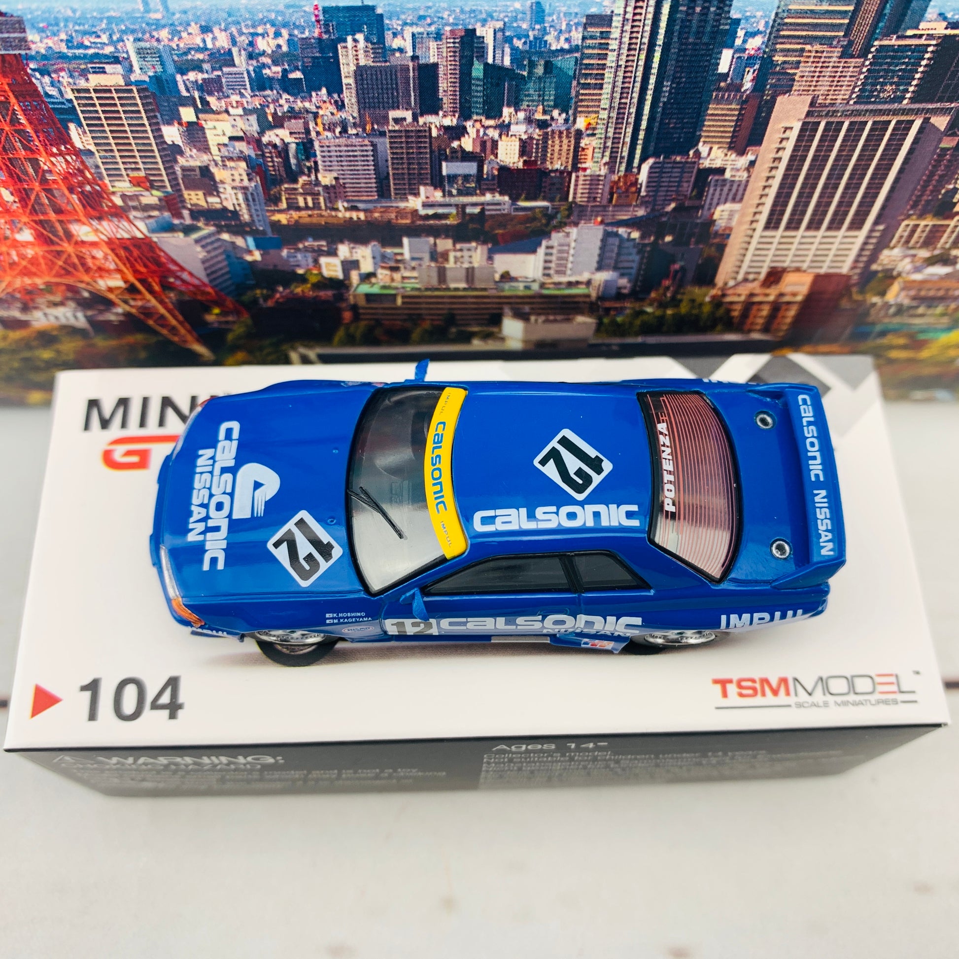 MINI GT 1/64 Nissan Skyline GT-R R32 Gr. A #12  Calsonic 1993 Japan Touringcar Championship RHD MGT00104-R
