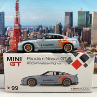 MINI GT 1/64 Pandem Nissan GTR (R35) ROCAF Malataw Fighter LHD