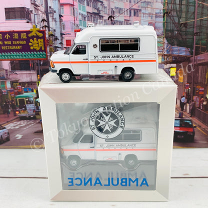 Tiny 微影 1980's Ambulance Hong Kong St. John Limited Edition 大頭福香港聖約翰救護車 [展會限定] ATC64875