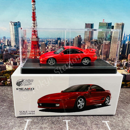 PEAKO64 1/64 Toyota MR2 SW20 1996 RED 62403