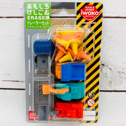 Iwako Japanese Eraser Set - Trailer Set ER-BRI032