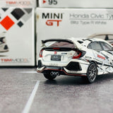 MINI GT 1/64 Honda Civic Type R (FK8) Blitz Type R White RHD MGT00095-R