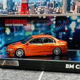 BM CREATIONS JUNIOR 1/64 MITSUBISHI LANCER EVOLUTION VII Custom Orange JDM Limited Edition LHD 64B0131