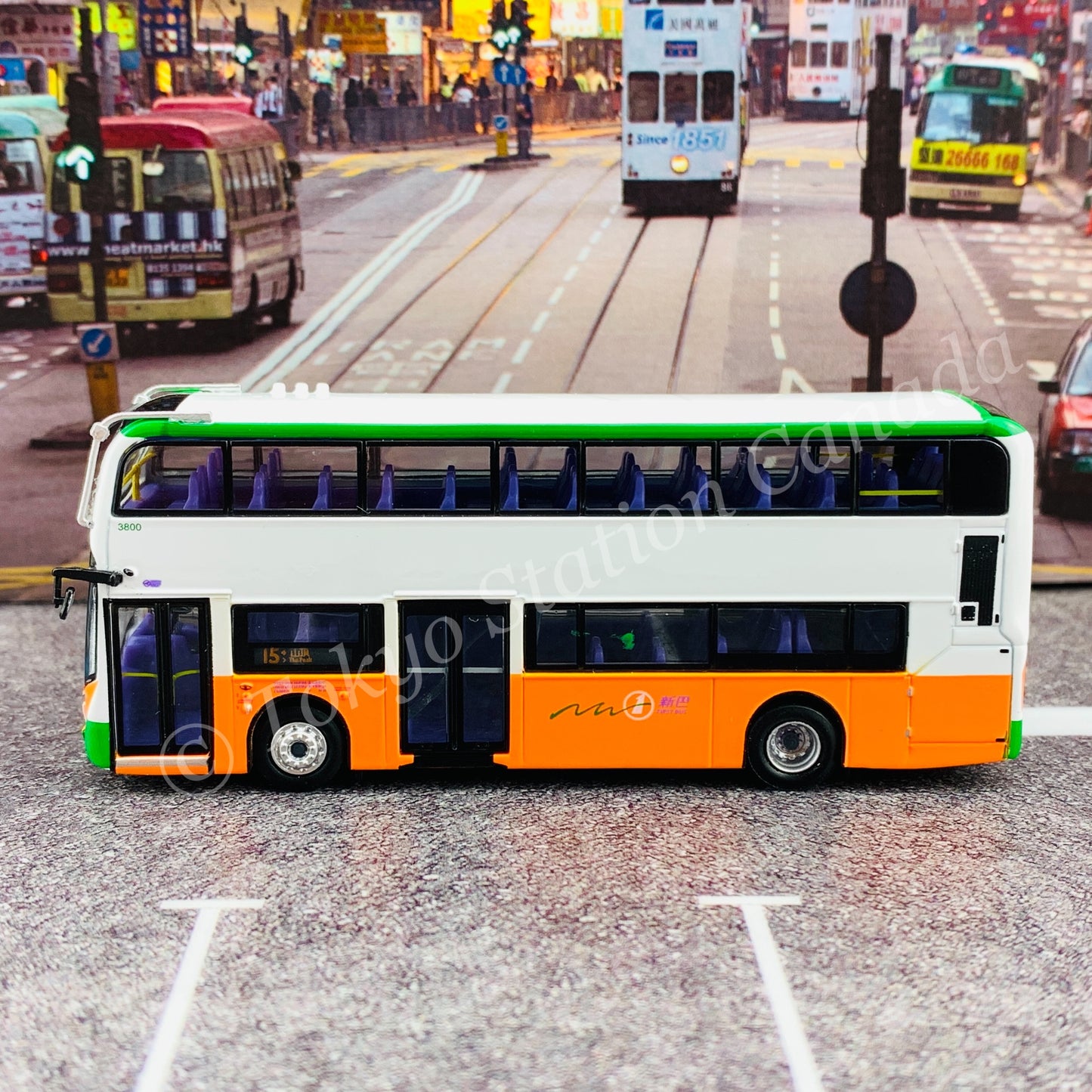 Model 1 1/120 新巴 First Bus ADL Enviro400 Facelift 3800 UM6755 @ The Peak 山頂 15 #S33633