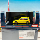 HOBBY JAPAN 1/64 Honda Civic EG6 Customized Version Carbon Bonnet YELLOW HJ641017CBY