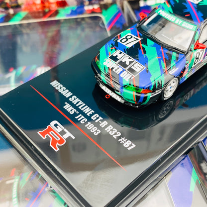 INNO64 1/64 NISSAN SKYLINE GTR R32 #87 "HKS" JTC 1993 IN64-R32-HKS93
