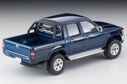 TOMYTEC Tomica Limited Vintage NEO 1/64 Toyota Hilux 4WD Pickup Double Cab SSR (Navy Blue) 1995 Model LV-N255a