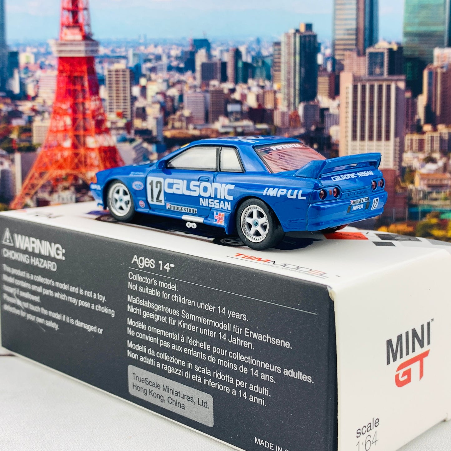 MINI GT 1/64 Nissan Skyline GT-R R32 Gr. A #12  Calsonic 1993 Japan Touringcar Championship RHD MGT00104-R