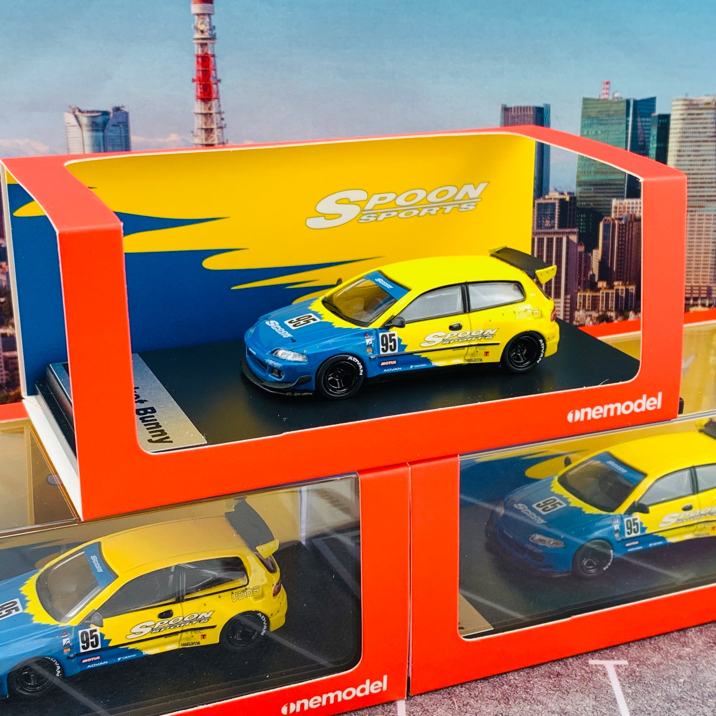 one model 1/64 SPOON SPORTS EG6 #95