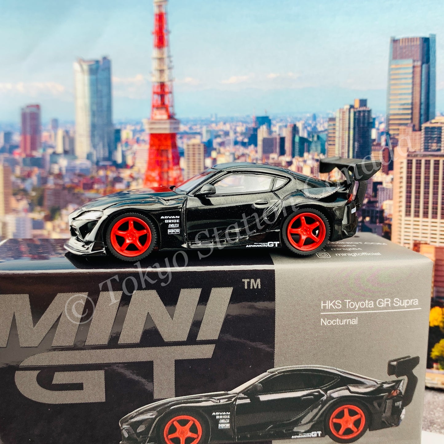 MINI GT 1/64 HKS Toyota GR Supra Nocturnal RHD MGT00226-R
