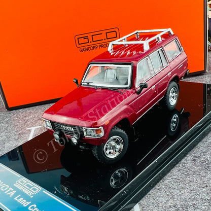 GCD 1/64 Toyota Land Cruiser LC60 Modified Version LHD RED KS029-89