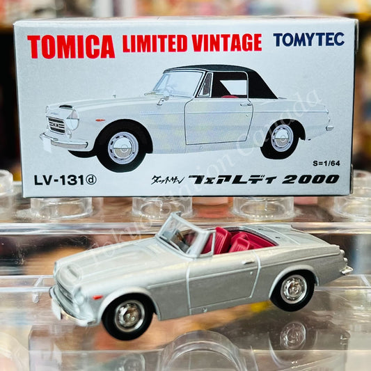 TOMYTEC Tomica Limited Vintage 1/64 Datsun Fairlady 2000 (Silver) LV-131d