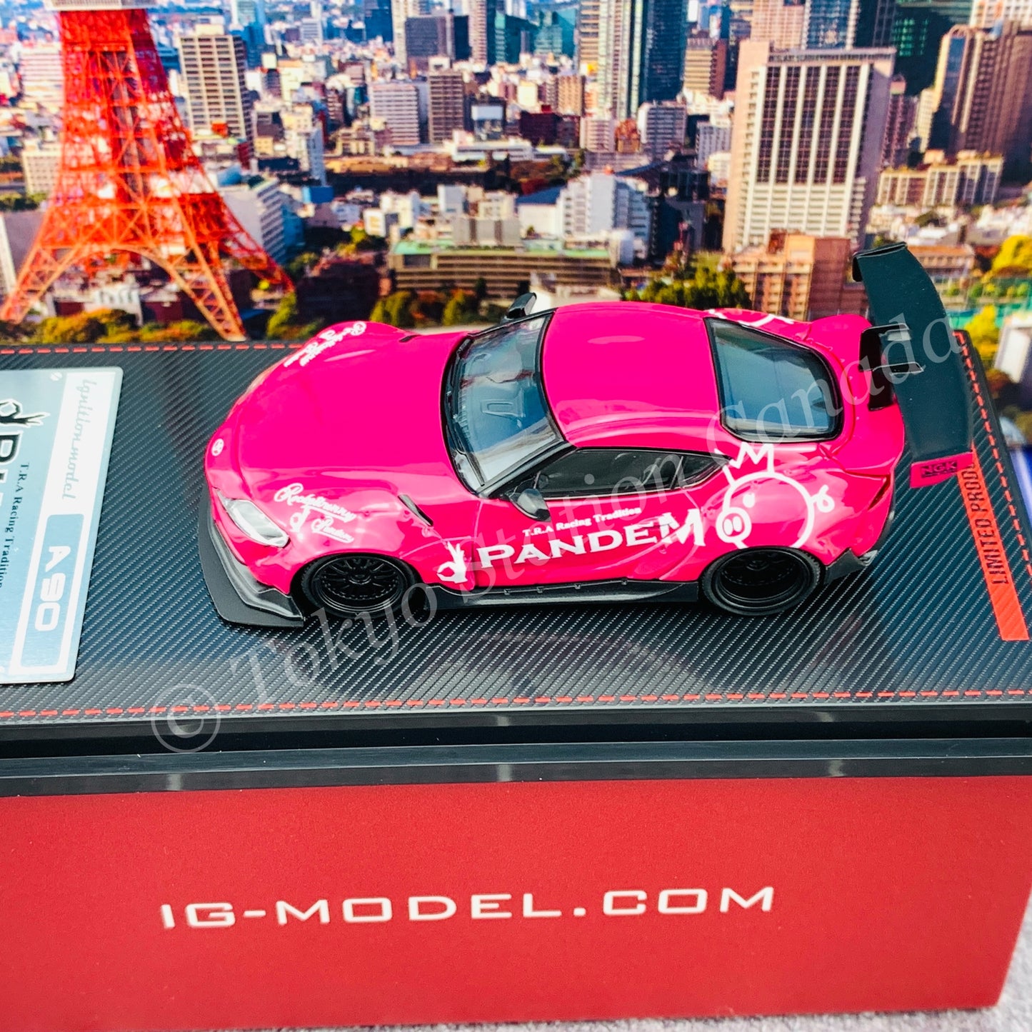Ignition Model 1/64 PANDEM Supra (A90) Pink IG2339