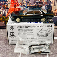 Tomytec Tomcia Limtied Vintage Neo 1/64 Nissan Laurel Twin Cam 24V Turbo Medalist Club S (Black) LV-N238a