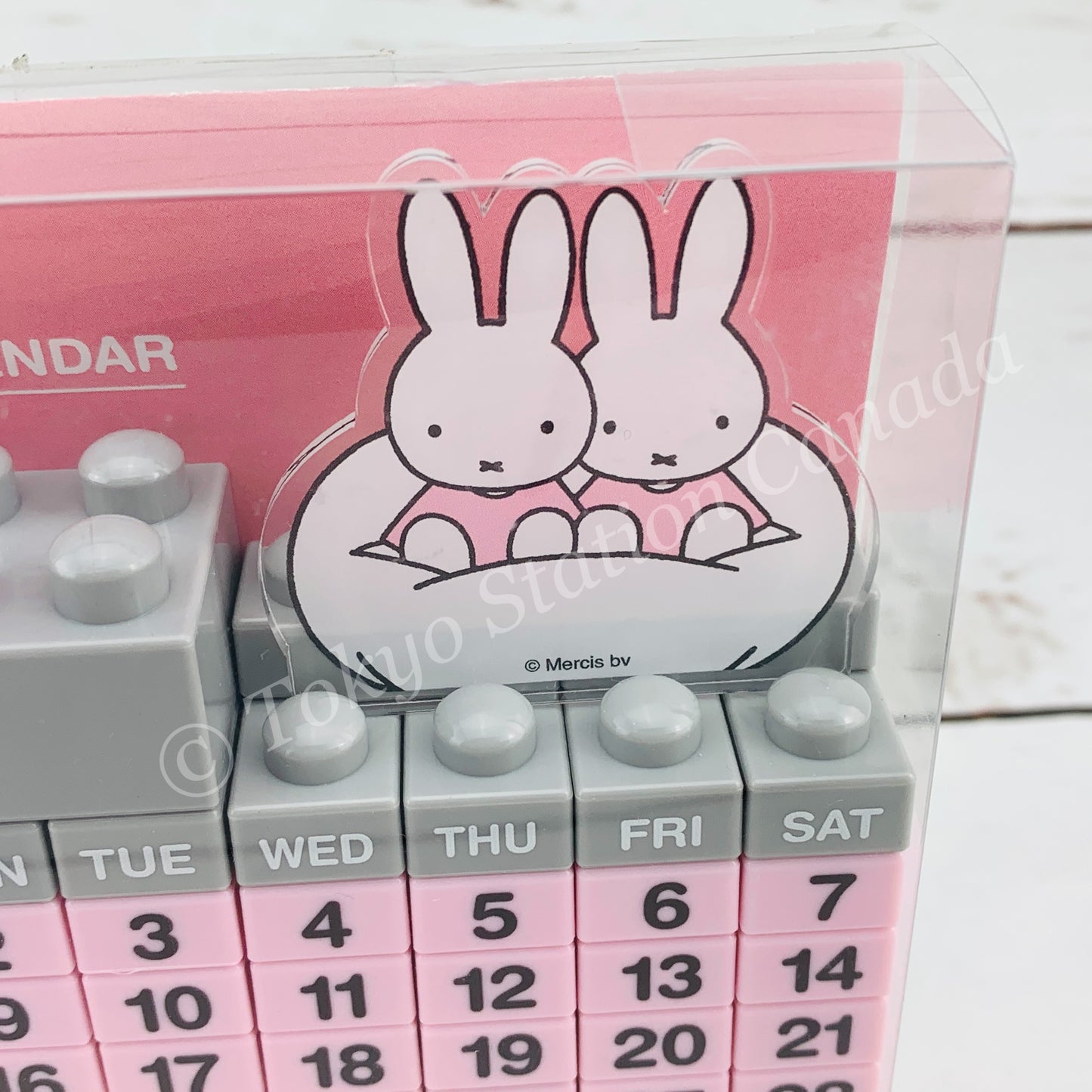 miffy BLOCK CALENDAR (Monotone of miffy Cloub) by A-WORKS 4580004703696