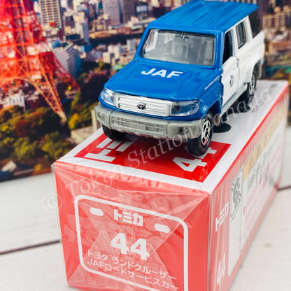 TOMICA 44 Toyota Land Cruiser JAF road service cars