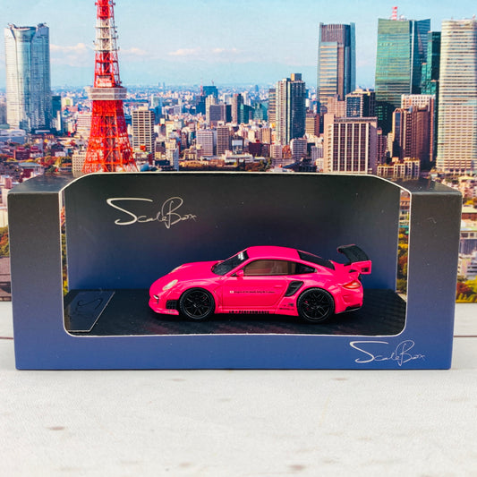 Scale Box 1/64 LB Porsche 997 Pink SB640002G