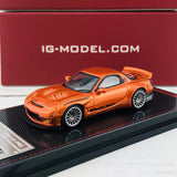 Ignition Model 1/64 Rocket Bunny RX7 (FD35) Orange Metallic 1650