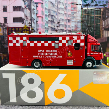 TINY 微影 186 Mercedes-Benz Atego Fire Services (Mobile Command Unit) (F7703)