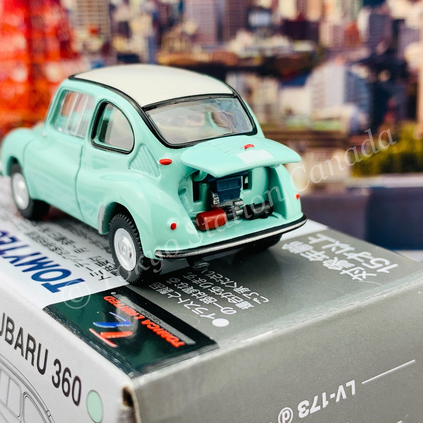Tomytec Tomica Limited Vintage 1/64 Subaru 360 (Light Green) 1961 model LV-173d