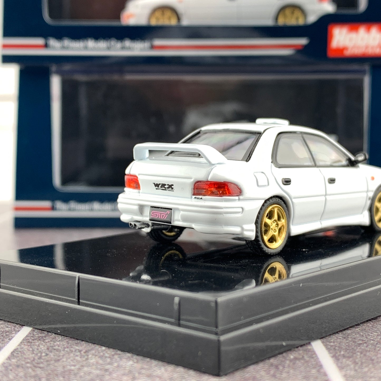 Hobby Japan 1/64 Subaru Impreza WRX GC8 Type RA STi Verion II Fether White HJ641013SW
