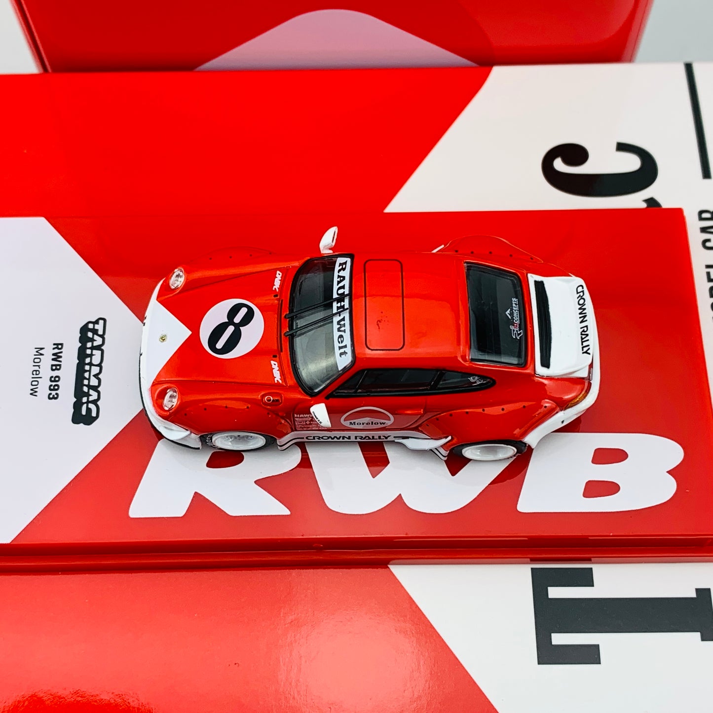 Tarmac Works 1/64 RWB 993 Morelow with Oil Can - MiniCar Fest Hong Kong Special Edition - HOBBY64 T64-017-ML