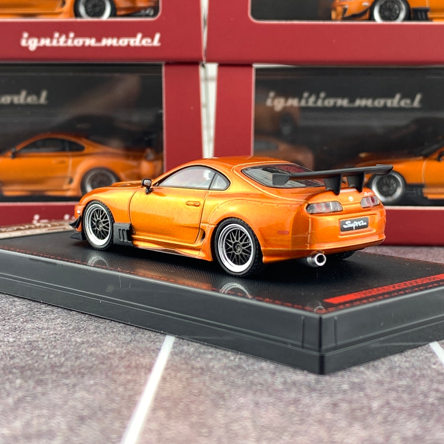 Ignition Model 1/64 Toyota Supra (JZA80) RZ Orange Metallic IG1864