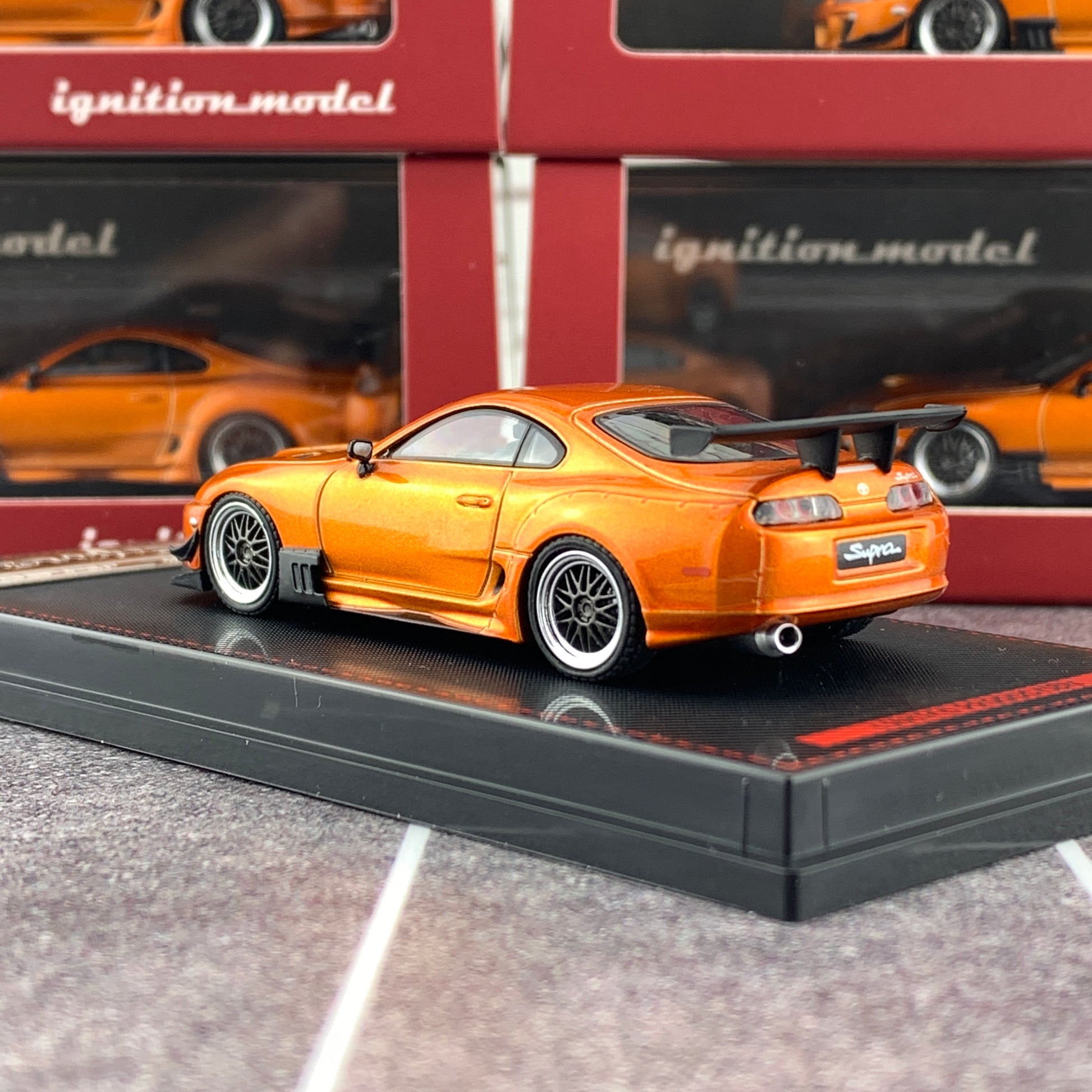 Ignition Model 1/64 Toyota Supra (JZA80) RZ Orange Metallic IG1864