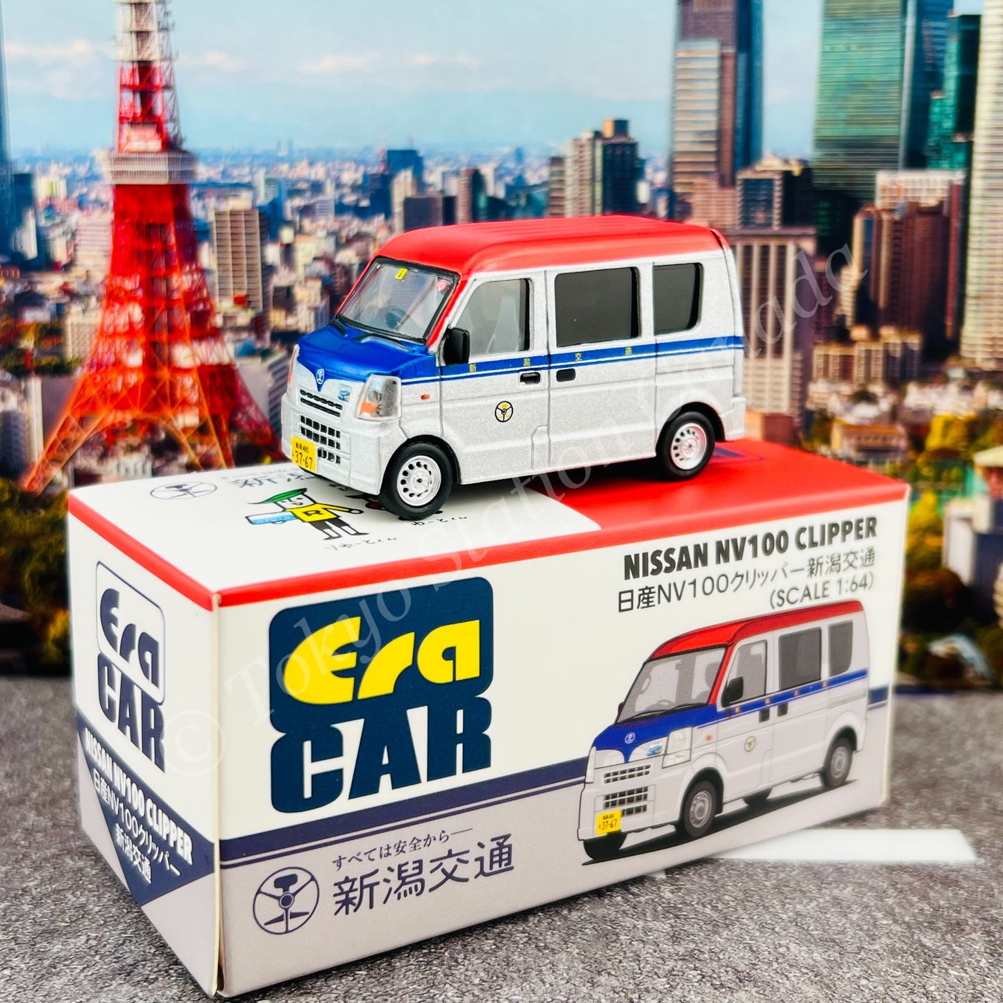 ERA CAR 1/64 NISSAN NV100 CLIPPER Niigata Kotsu (4897099931768)