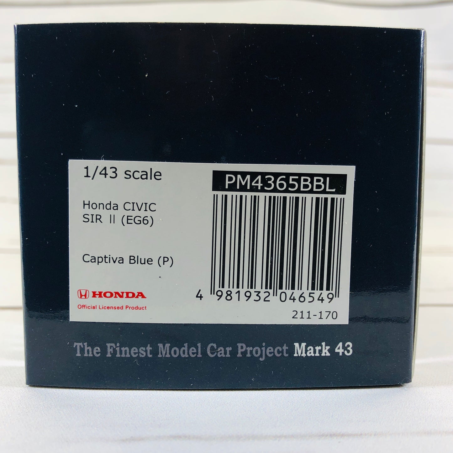Mark43 1/43 Honda Civic SIR II (EG6) Captiva Blue PM4365BBL