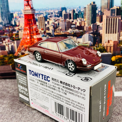 Tomytec Tomica Limited Vintage 1/64 Porsche 911S Maroon LV-86g