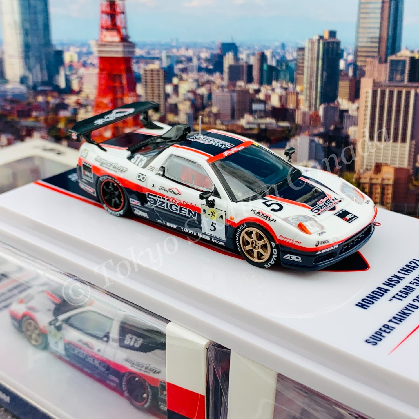 INNO64 1/64 HONDA NSX (NA2) #5 "Team 5ZIGEN" Super Taikyu 2009 ST3 Class Winner IN64-NSX2-5ZST