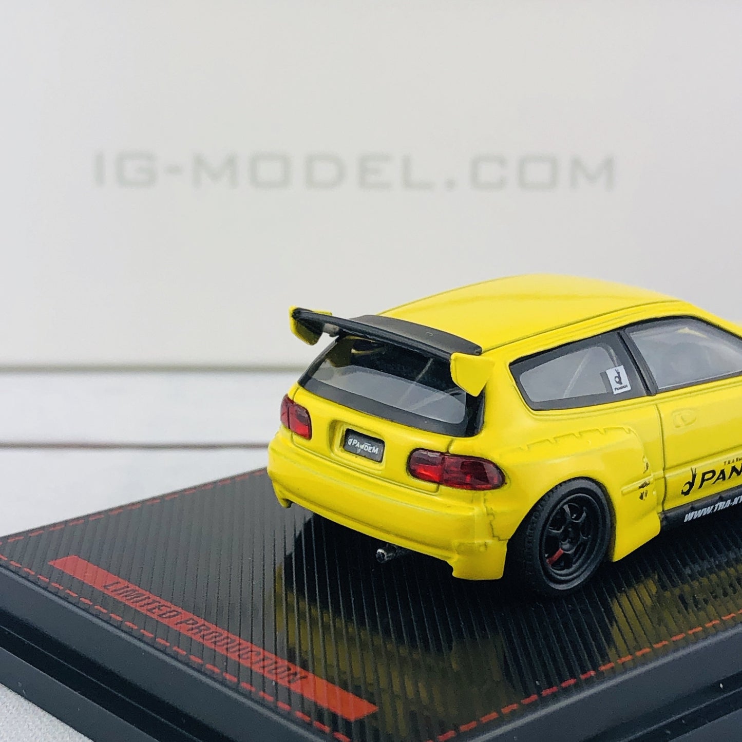 Ignition Model 1/64 Pandem Civic (EG6) Yellow 1416