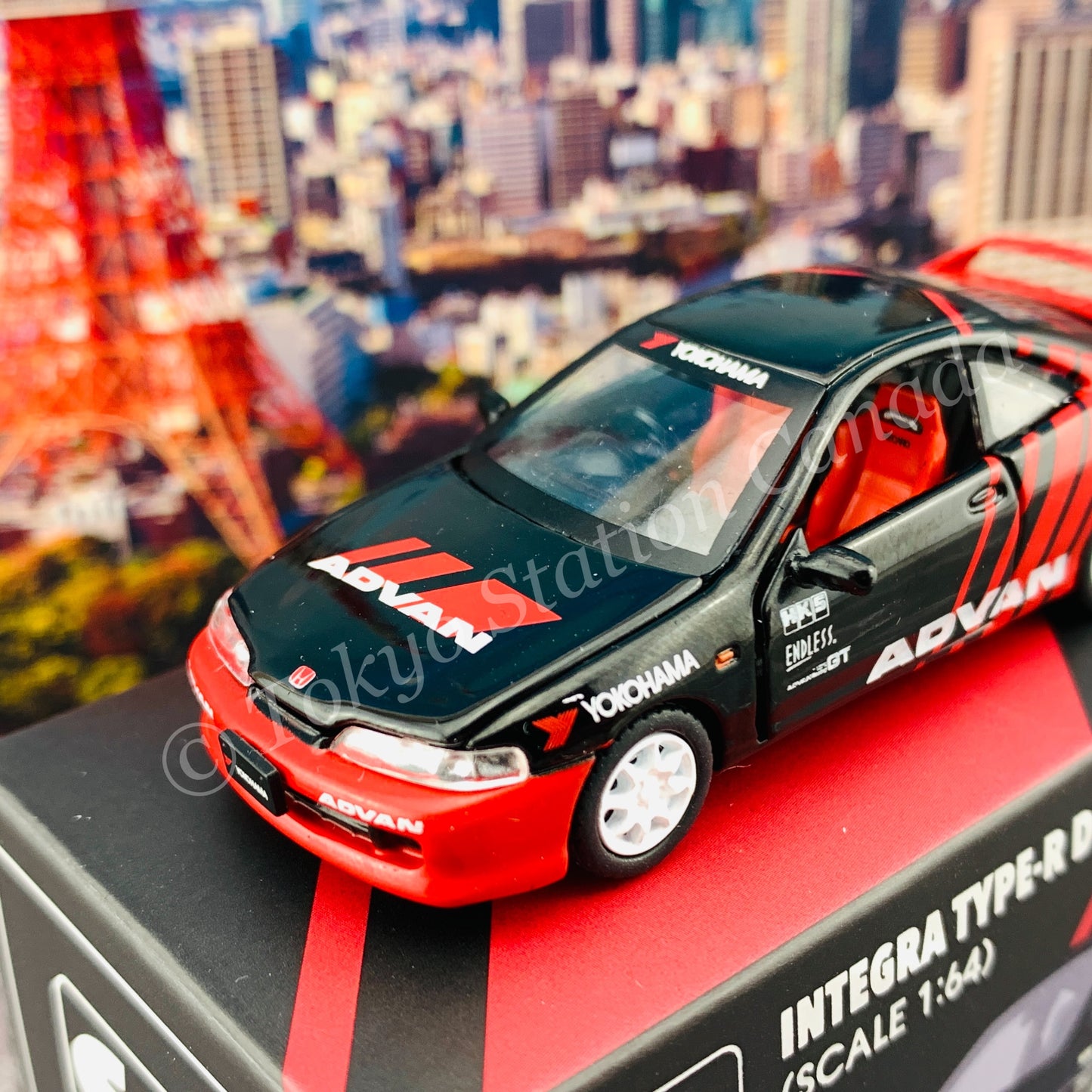 ERA CAR 1/64 SP53 Integra Type R Dc2 Advan Livery HA21DC2SP53
