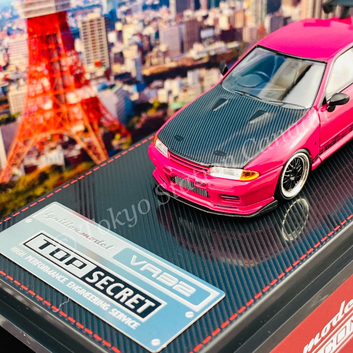 Ignition Model 1/64 TOP SECRET GT-R (VR32) Pink IG2393