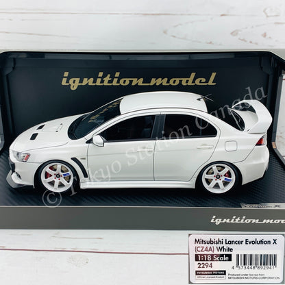 Ignition Model 1/18 Mitsubishi Lancer Evolution X (CZ4A) White IG2294