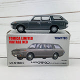 Tomica Limited Vintage 1/64 Toyota Crown Van Deluxe Grey (1973) LV-N163b
