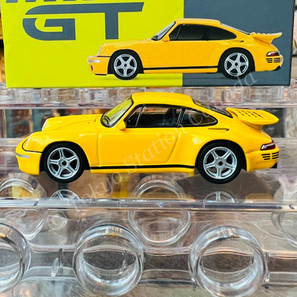 MINI GT 1/64 RUF CTR Anniversary Blossom Yellow LHD MGT00358-L