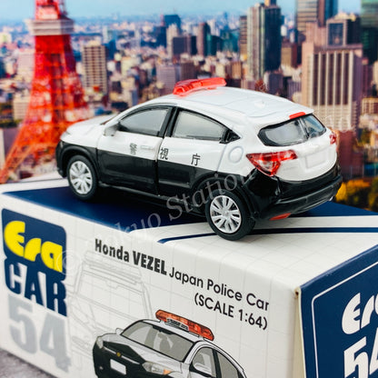 ERA CAR 1/64 54 Honda Vezel Japan Police with Traffic Police Officer Figure 4897099931584