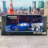 BM CREATIONS JUNIOR 1/64 Subaru Impreza WRX STi 2001 BLUE RHD 64B0078