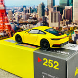 MINI GT 1/64 Porsche 911 (992) Carrera 4S  Racing Yellow LHD MGT00252-L