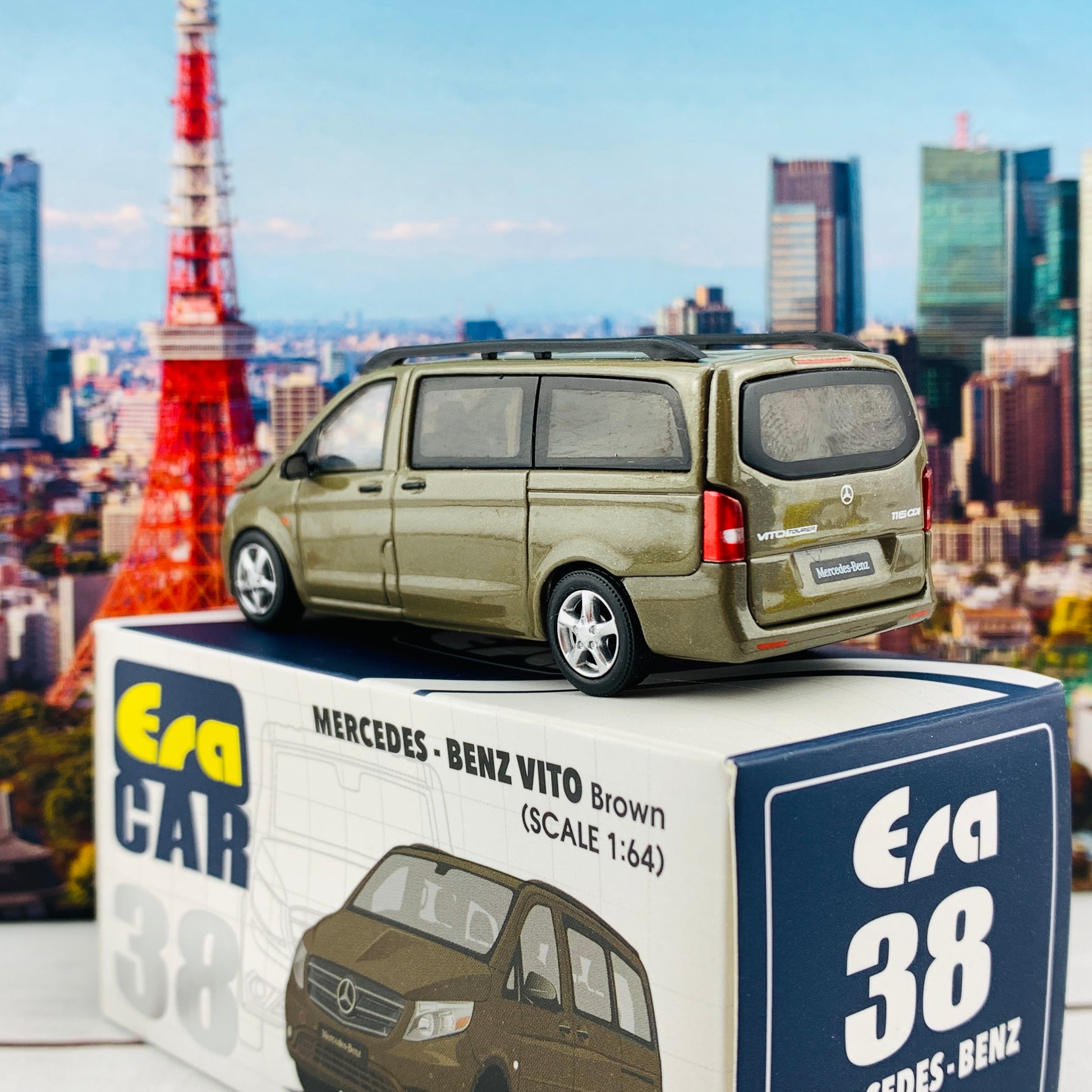 ERA CAR 38 1/64 Mercedes-Benz Vito - Brown MB20VITRN38
