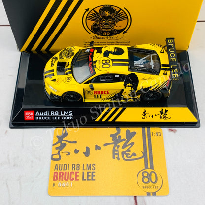 POPRACE 1/43 Audi R8 LMS Bruce Lee 80TH PR43-R8LMS-BL80