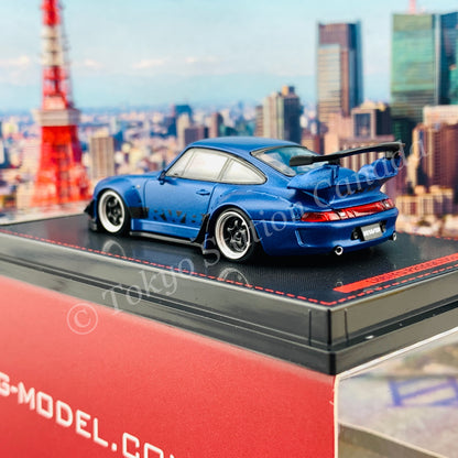 Ignition Model 1/64 RWB 993 Matte Blue Metallic IG2150