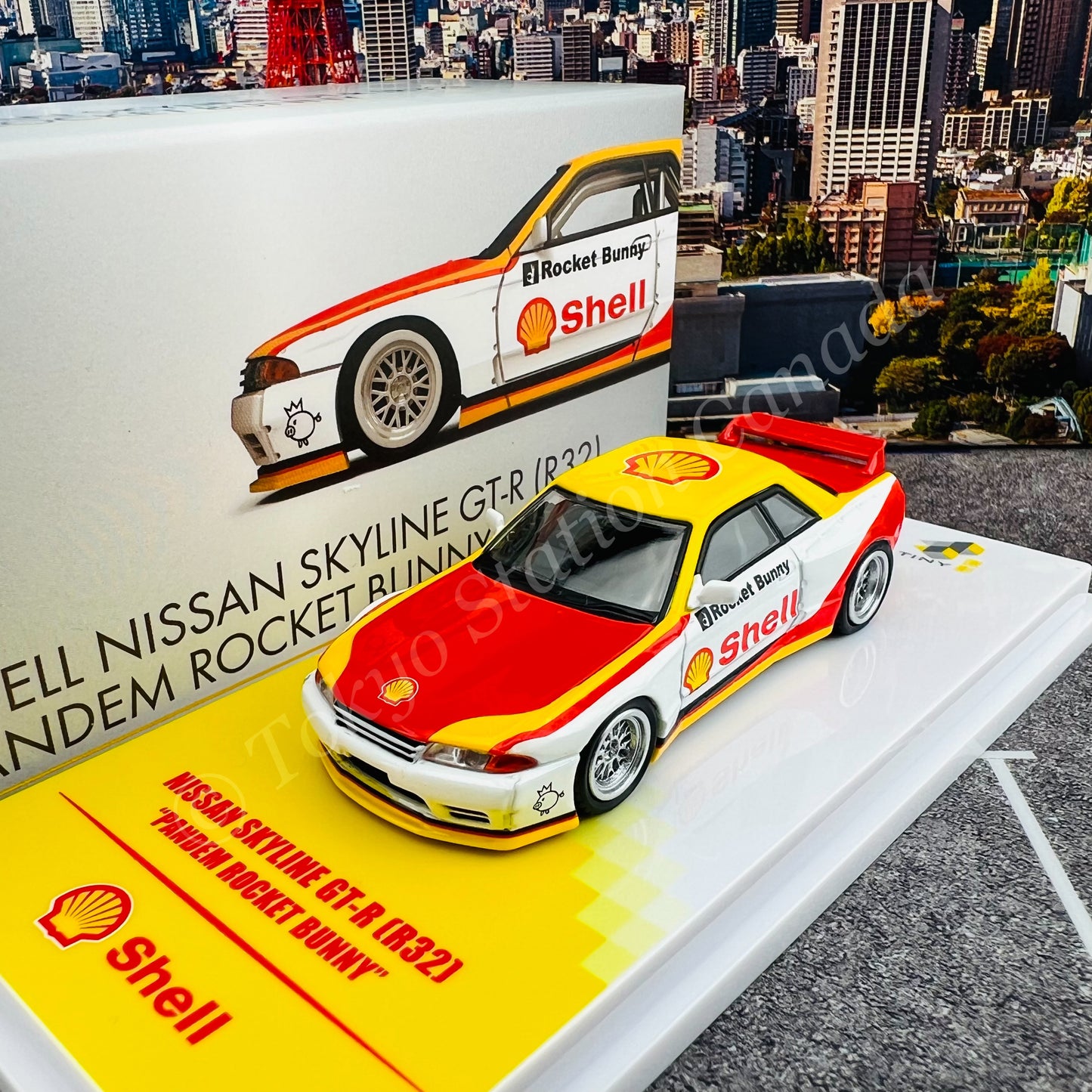 INNO64 1/64 NISSAN SKYLINE GT-R (R32) PANDEM ROCKET BUNNY "SHELL"  IN64-R32P-SHELL