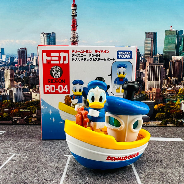 Dream TOMICA Ride on Disney RD-04 Donald Duck & Steam Boat