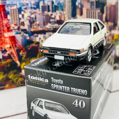 Tomica Premium 40 Toyota Sprinter Trueno AE86 WHITE 4904810162070