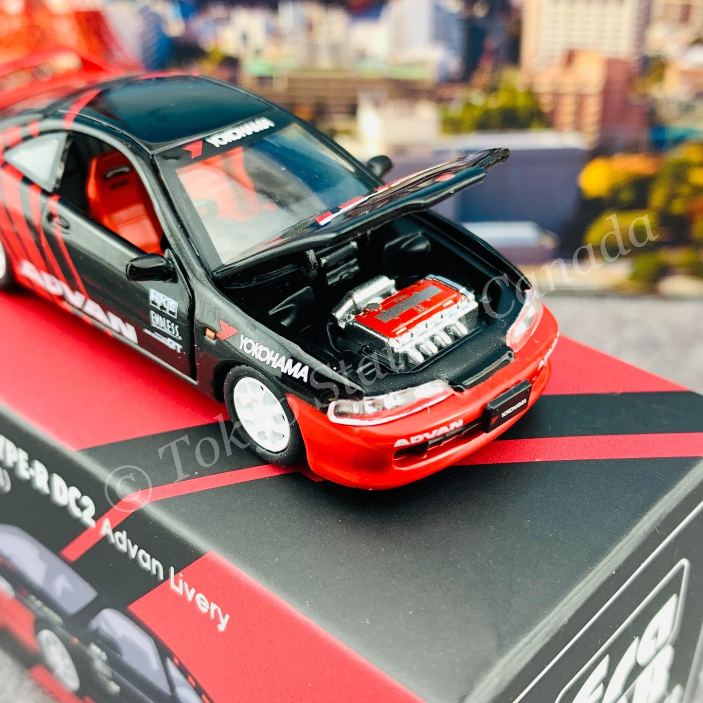 ERA CAR 1/64 SP53 Integra Type R Dc2 Advan Livery HA21DC2SP53