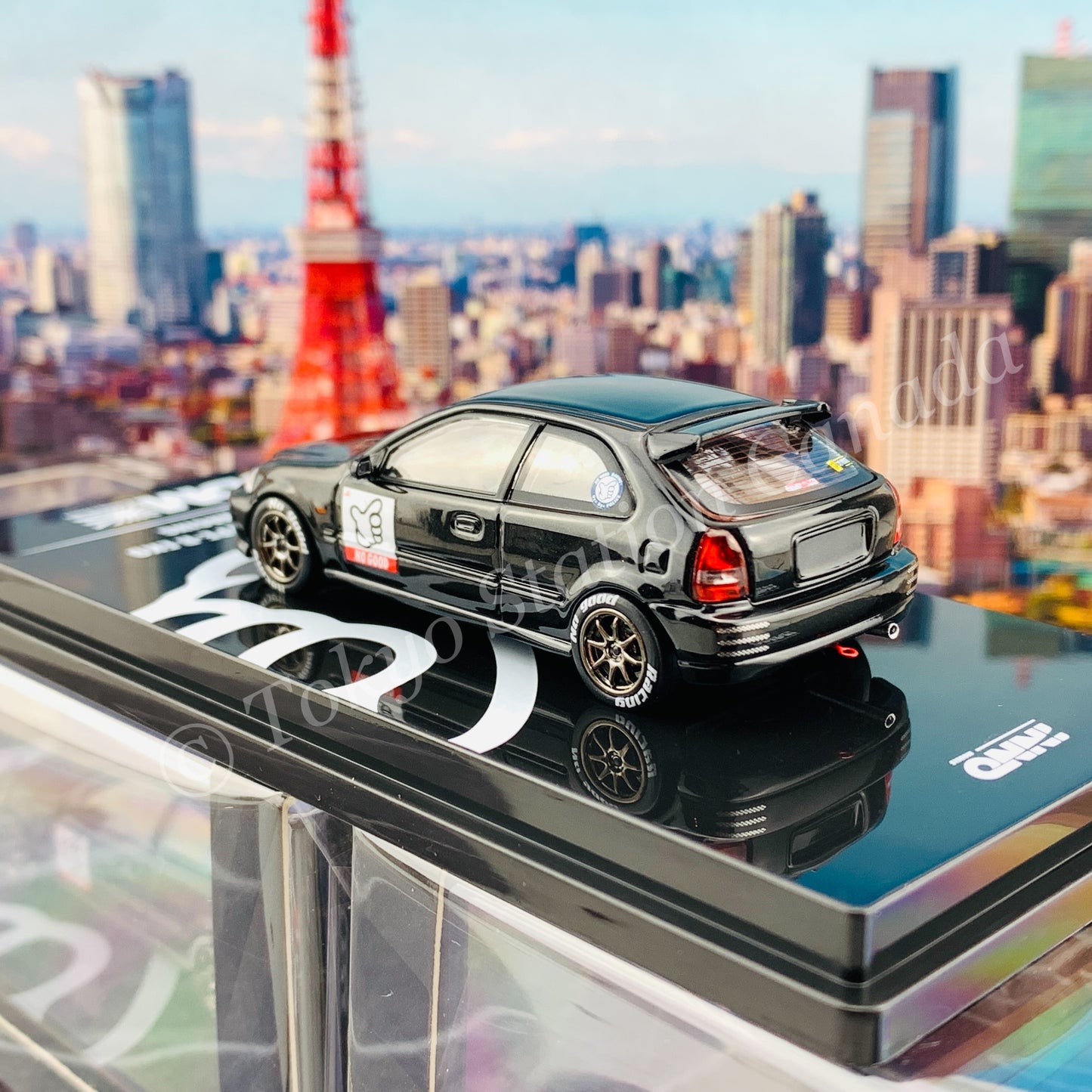 INNO64 1/64 HONDA CIVIC Type-R EK9 NO GOOD RACING IN64-EK9-JDM10