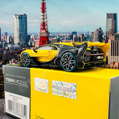 MINI GT 1/64 Bugatti Vision Gran Turismo Yellow LHD MGT00317-L